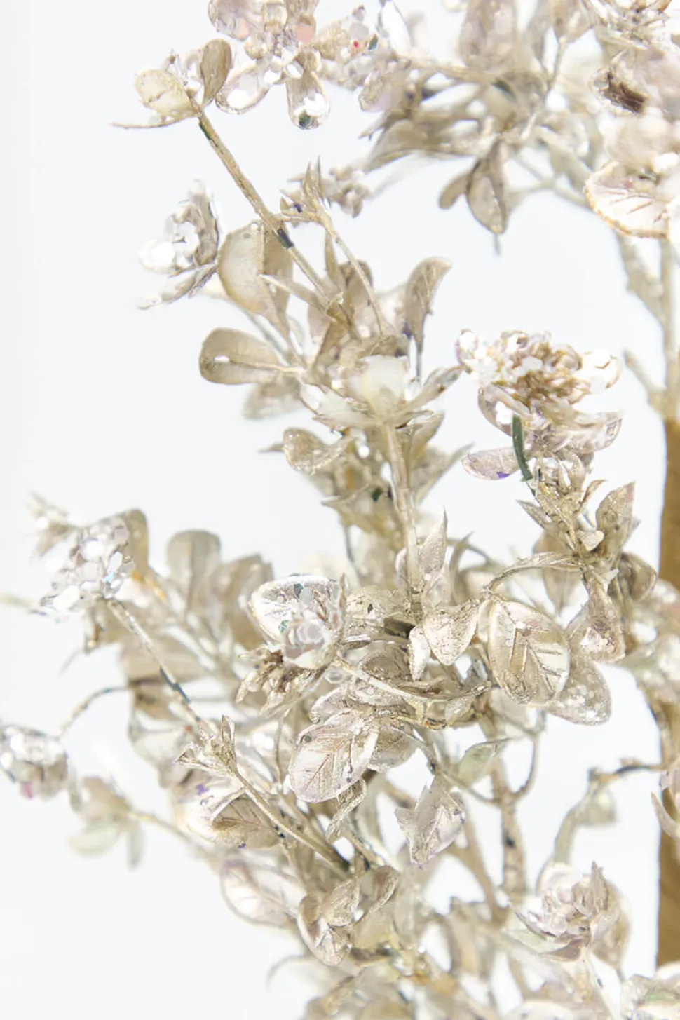 26" Metallic Leaf Spray