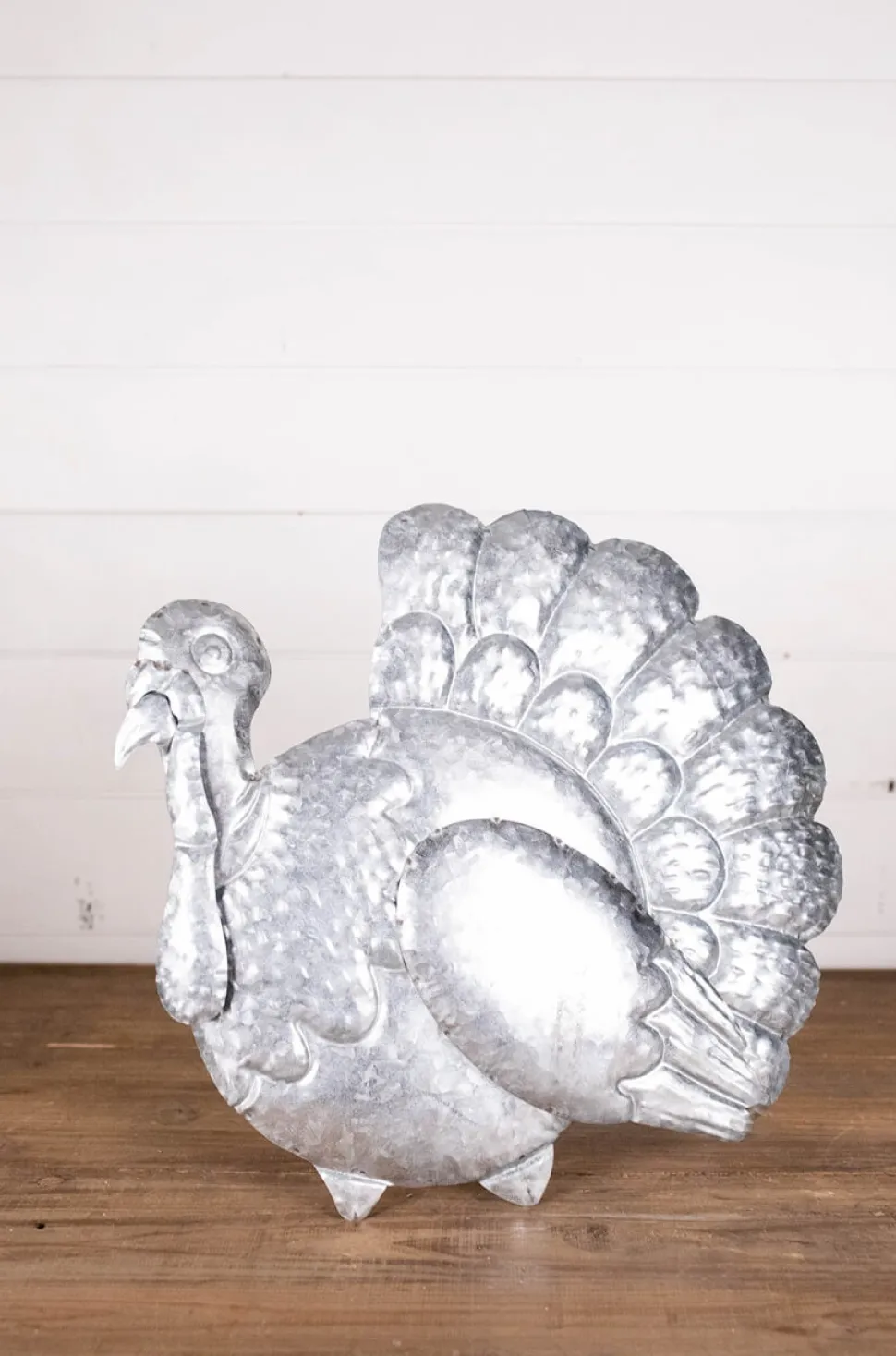 16” Metal Turkey Table Decor