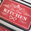 Metal & Wood Engraved Holiday Trays - Set of 2