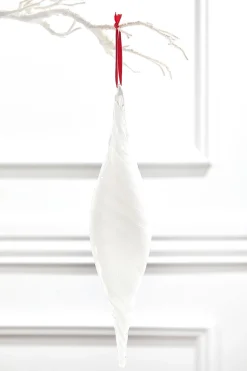 12.5" Milky Way Swirl Glass Finial Drop Ornament