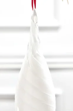 12.5" Milky Way Swirl Glass Finial Drop Ornament