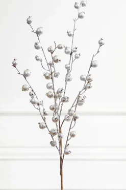 30” Mini Pomegranate Glitter - Platinum