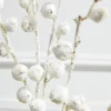 30” Mini Pomegranate Glitter Spray - White