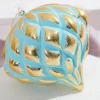 5” Mint Green & Gold Onion Ornament