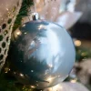 5.5" Misty Blue Shatterproof Ornament