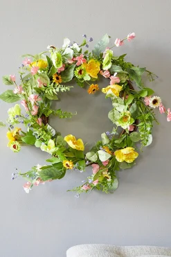 24" Mixed Flower Wreath