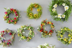 24" Mixed Gerbera Wreath