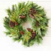 24" Mixed Pine Wreath