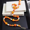 48” Mixed Wood Bead Garland