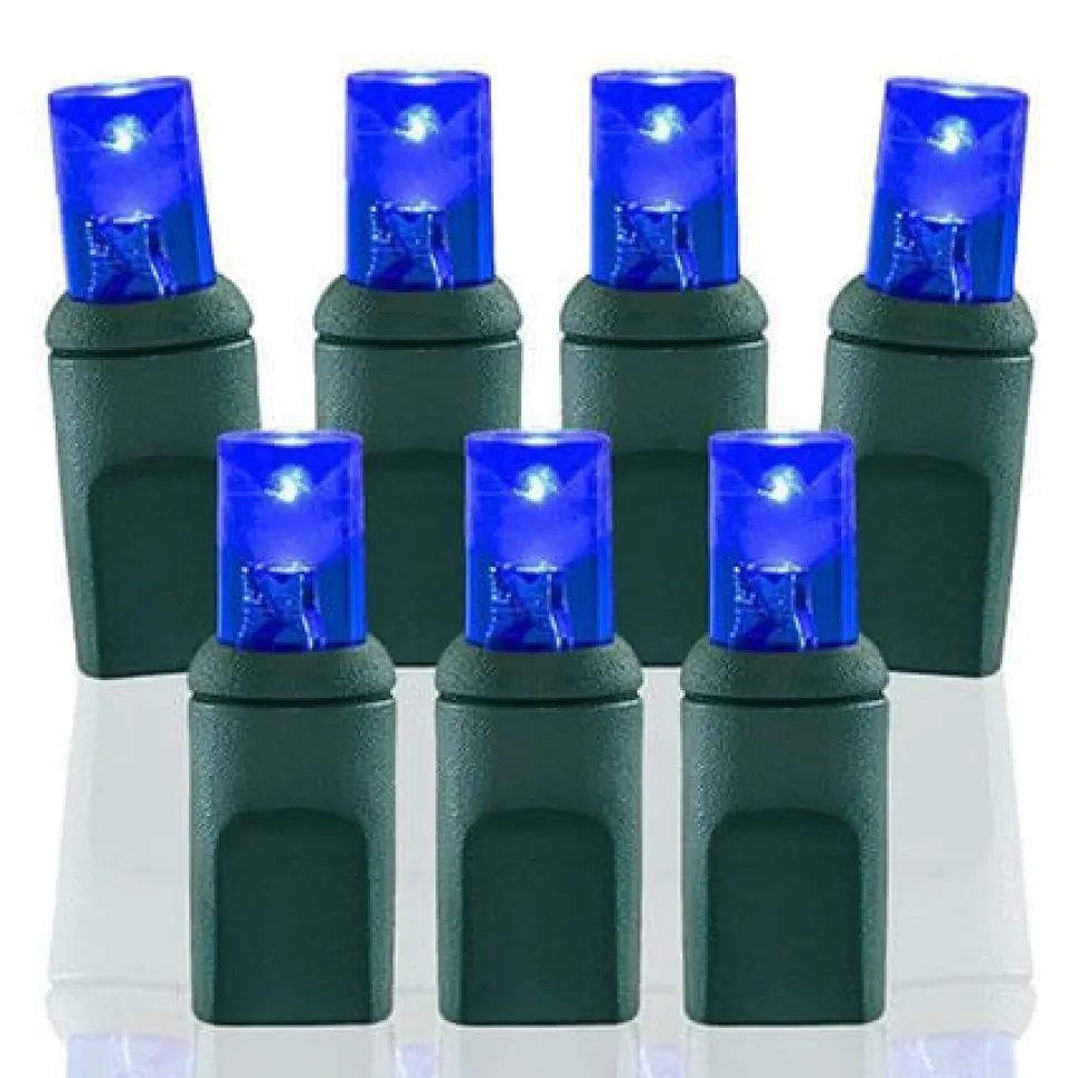 5mm Blue - 70L 4" Spacing