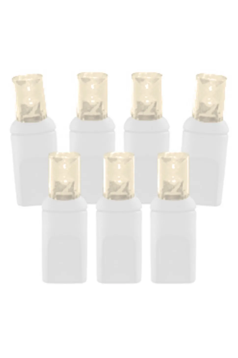 5mm Warm White (White Cord) - 70L 4" Spacing