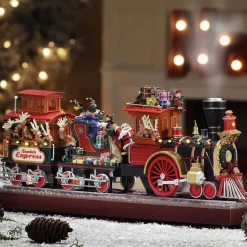 16" Mr. Christmas Animated Santa's Express Train