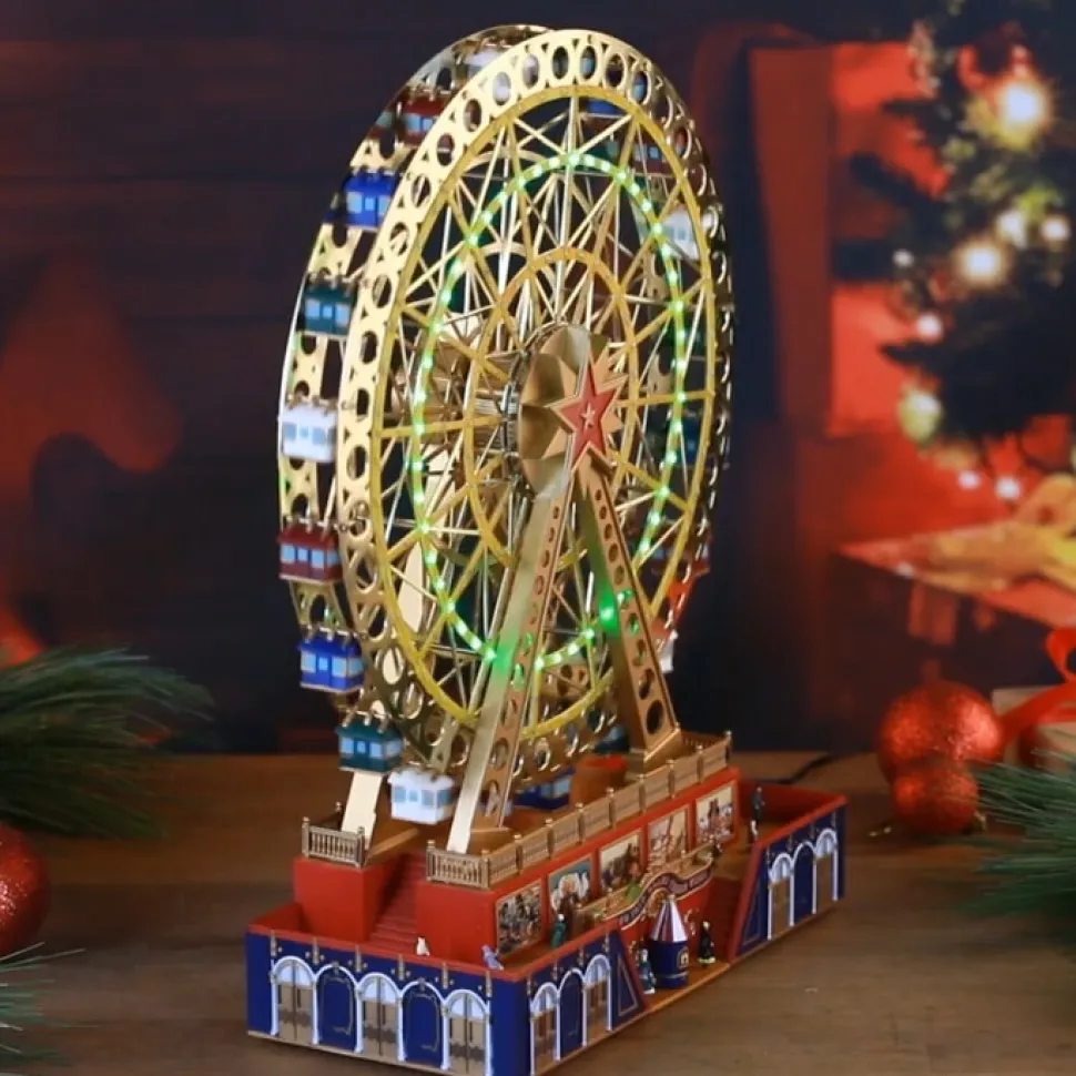 15" Mr. Christmas Animated World's Fair Grand Ferris Wheel