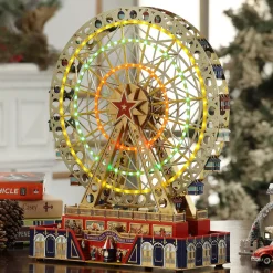15" Mr. Christmas Animated World's Fair Grand Ferris Wheel