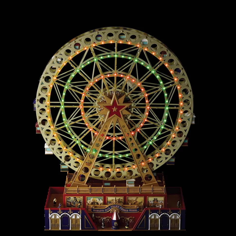 15" Mr. Christmas Animated World's Fair Grand Ferris Wheel