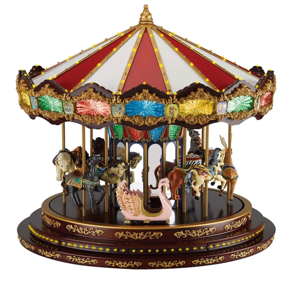 15" Mr. Christmas Marquee Deluxe Carousel