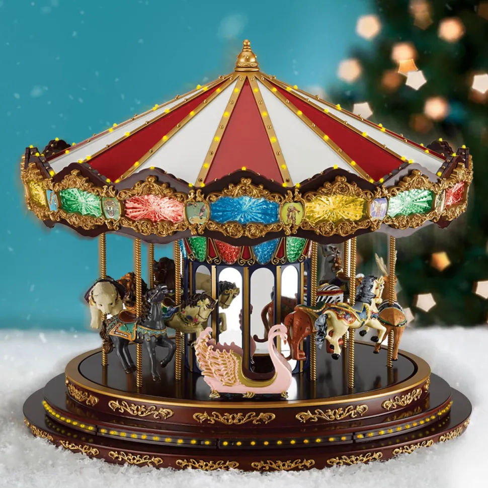 15" Mr. Christmas Marquee Deluxe Carousel