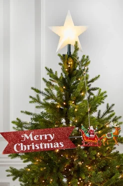 Mr. Christmas Santa's Sleigh Tree Topper