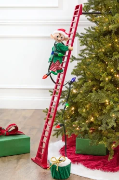 40" Mr. Christmas Super Climbing Plush Elf