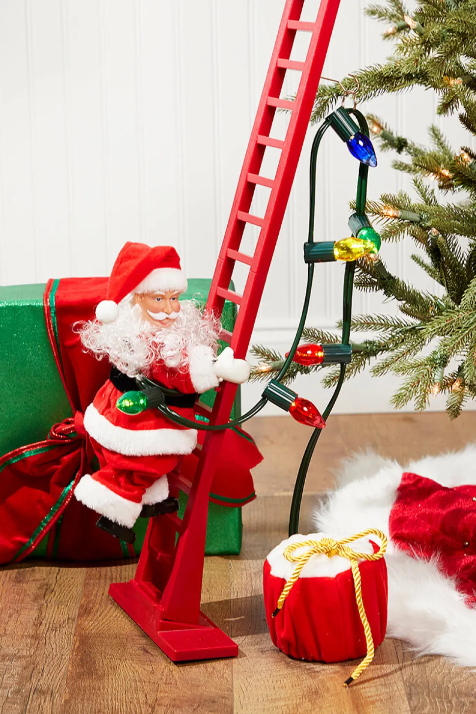 40" Mr. Christmas Super Climbing Santa