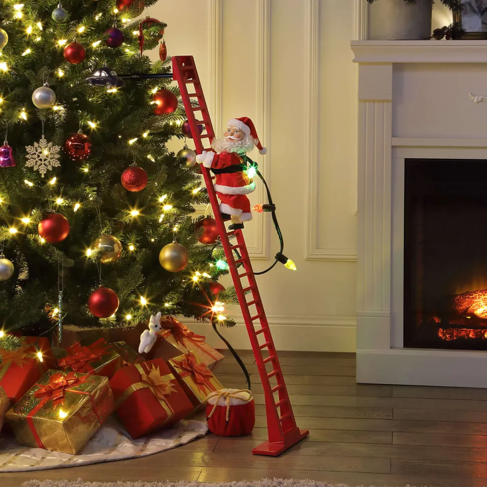 40" Mr. Christmas Super Climbing Santa