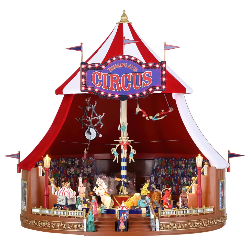 12" Mr. Christmas 90th Anniversary World's Fair Big Top Circus