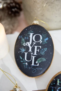 5” Nativity Scene Glass Disc Ornament