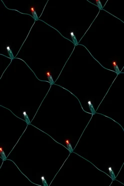Net Cool White/Red - 5mm 100L 4'x6'