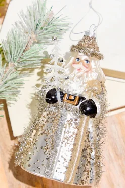 Neutral Santa Ornament