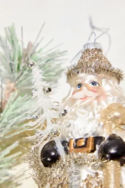 Neutral Santa Ornament