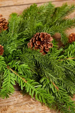 60” Noble Cedar Cone Tablepiece