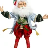 17" North Pole Bell Ringer Elf, Medium - Mark Roberts