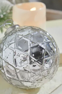 4" North Star Mercury Glass Ornament