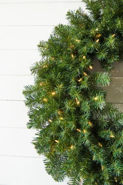 36" Norway Pine Wreath 320T/150WW LED WL/UL