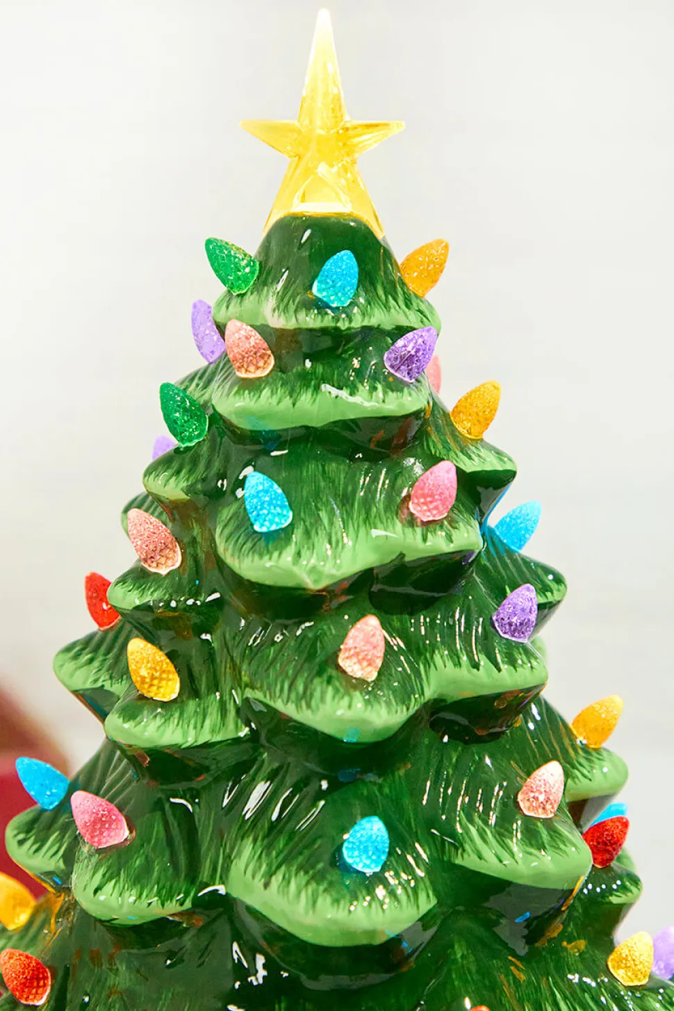 18" Nostalgic Ceramic Christmas Tree, Green