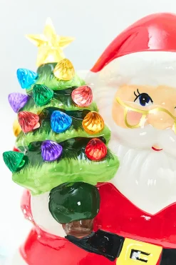 9" Nostalgic Ceramic Santa Figure
