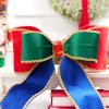 12" Nutcracker Velvet Gem Bow