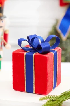 6" Nutcracker Velvet Gift Box