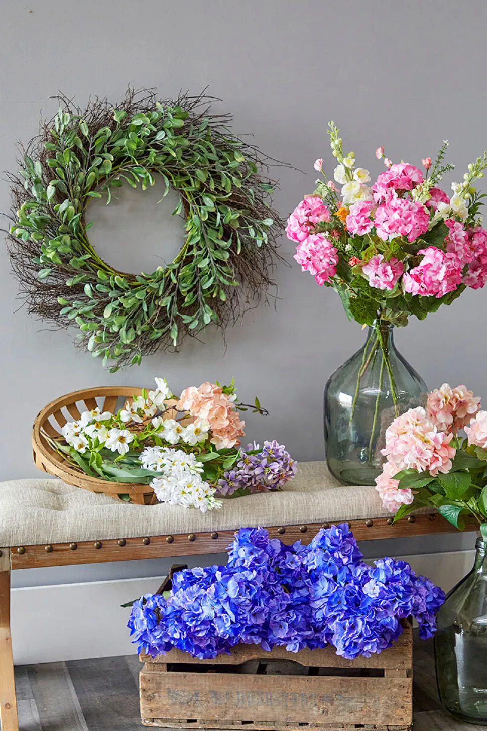 24" Olive Twig Wreath