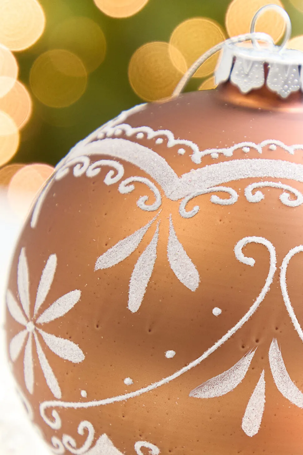 4" - 6" Ornate Gingerbread Glass Ornament