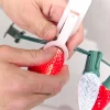 100' Outdoor Christmas Lighting Kit - Cool White/Red
