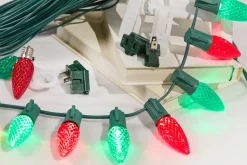 100' Outdoor Christmas Lighting Kit - Red/Green