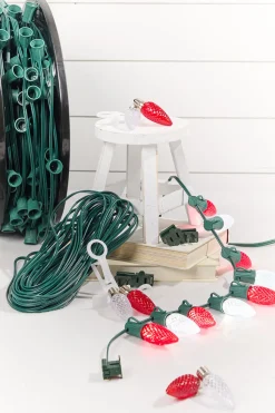 500' Outdoor Christmas Lighting Kit - Cool White/Red