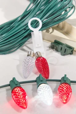 500' Outdoor Christmas Lighting Kit - Cool White/Red