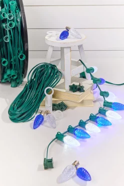 500' Outdoor Christmas Lighting Kit - Cool White/Blue