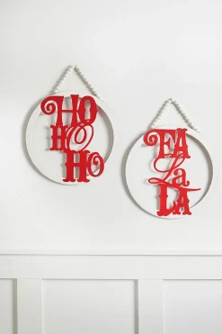 12" Oversized Wood Ornament