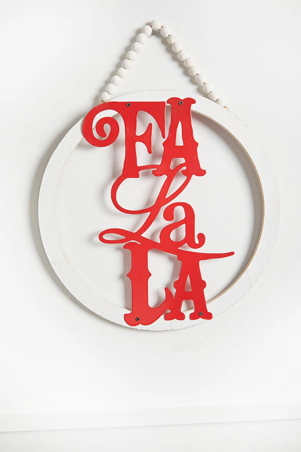 12" Oversized Wood Ornament