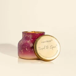 8 Oz. Capri Blue Tinsel & Spice Glimmer Petite Jar Candle