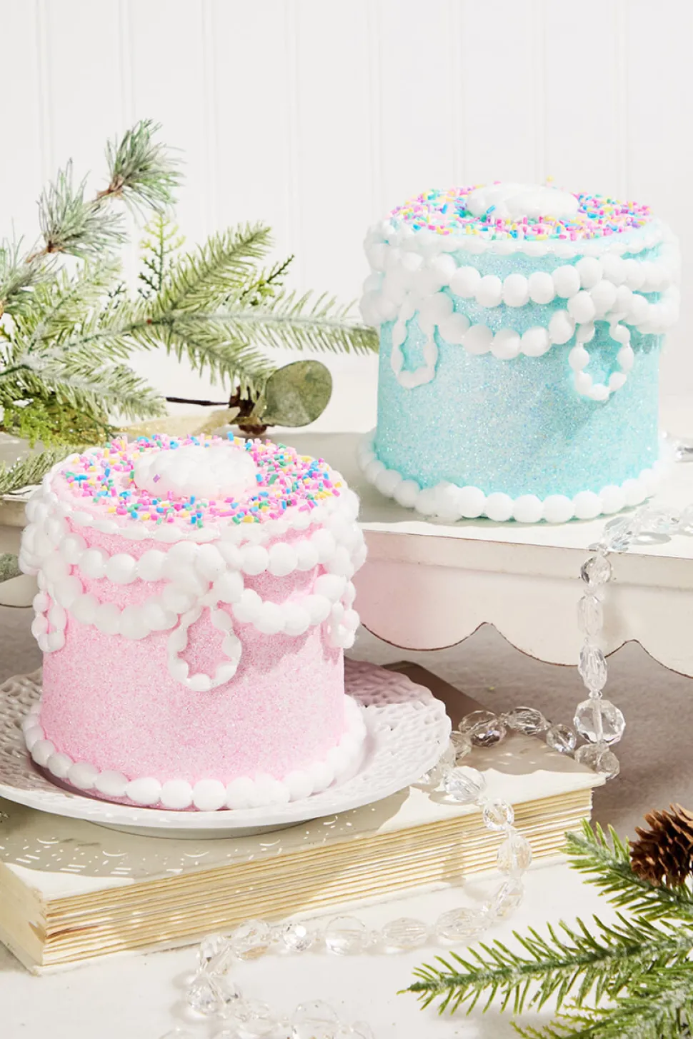 5" Pastel Candy Decorated Cake Ornament