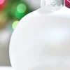 6" Pearl Iridescent Ball Ornament